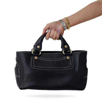 Celine Boogie Leather Handbag