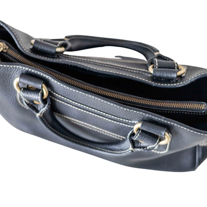 Celine Boogie Leather Handbag