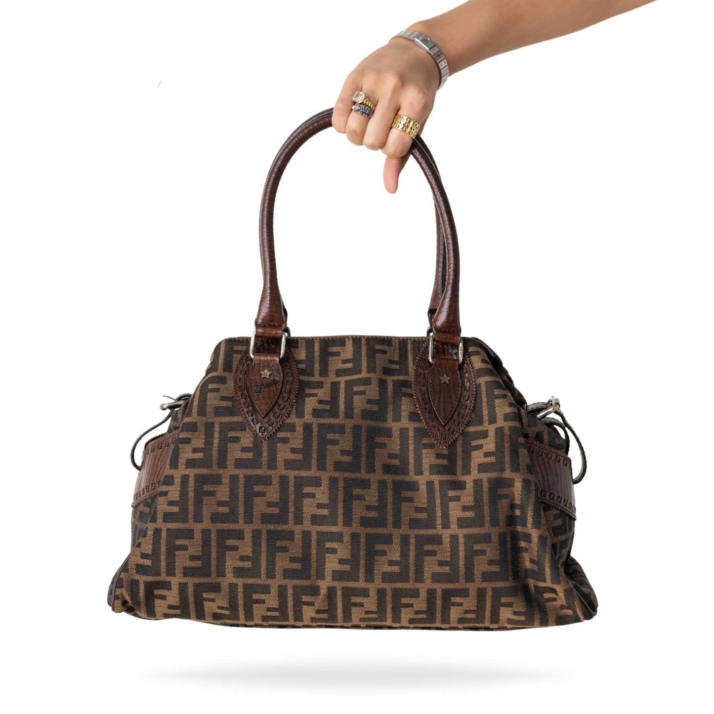 Fendi Etonico Zucca Monogram Tote