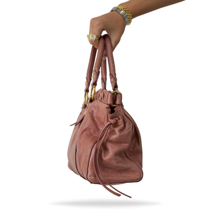 Miu Miu Pink Vitello Lux Bag