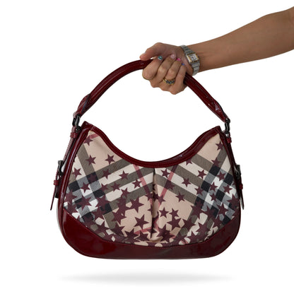 Burberry Star Hobo Red Bag