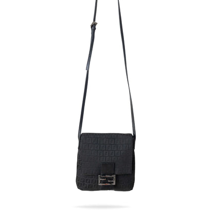Fendi Zucca Pattern FF Crossbody Bag